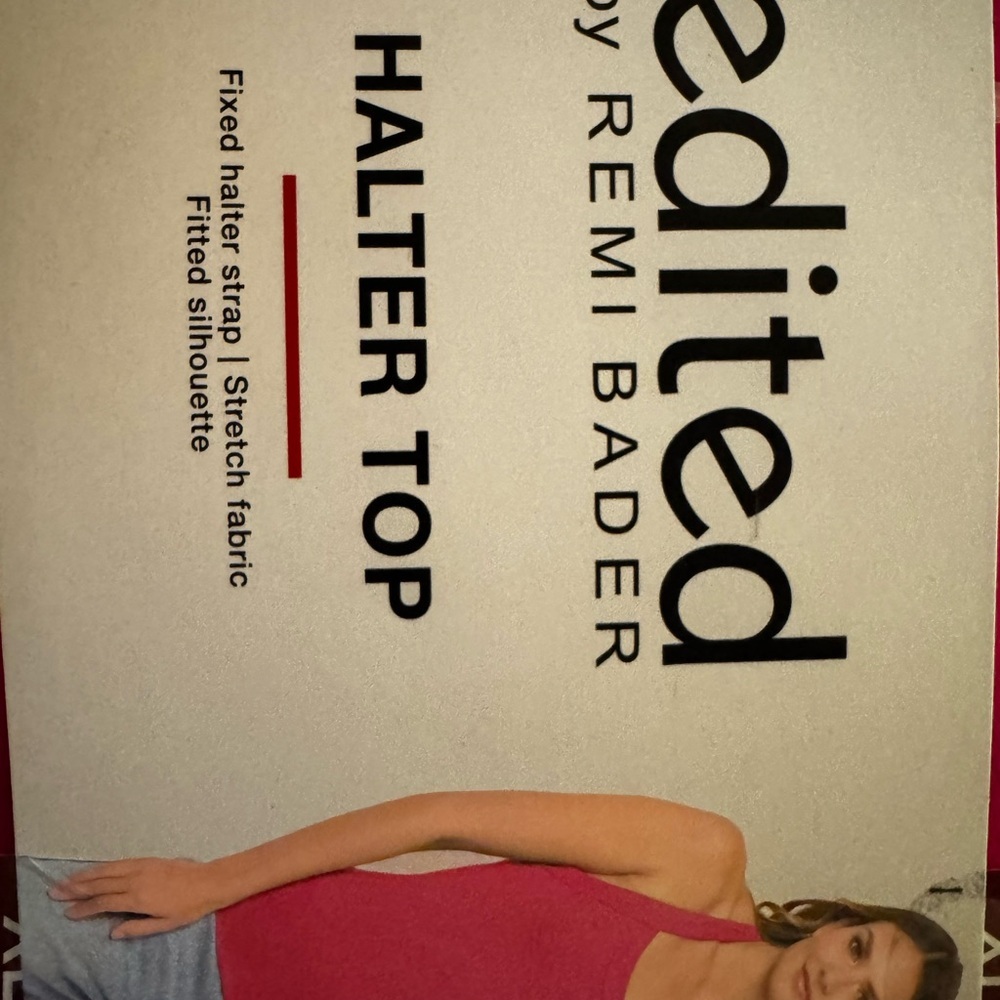 Edited by Remi Bader Pink Halter Top - Picture 2 of 7